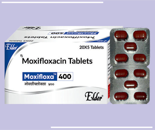 MOXIFLOXA 400 TABS (10X2X5) Moxifloxacin 400 MG 
 by Elder