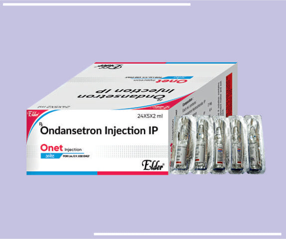 ONET AMPOULES (24X5X2ML) Ondansetron Hcl 2 mg
 by Elder
