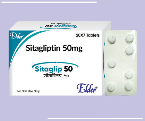 SITAGLIP 50 TABS (20X7) Sitagliptin 50mg by Elder
