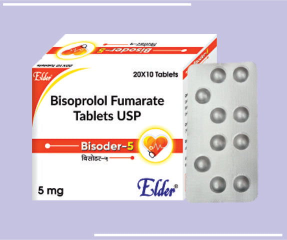 BISODER 5 TABS (20X10) Bisoprolol 5 mg & Hydrochlorothiazide 6.25 mg by Elder