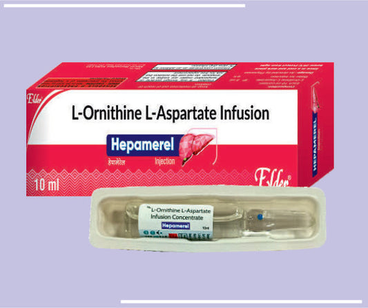 HEPAMERAL AMP (10X10ML) L-ornithine L-Aspartate 5gm. by Elder