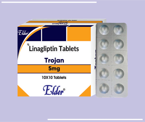 TROJAN 5 TABS (10X1X10) Linagliptin -5mg by Elder