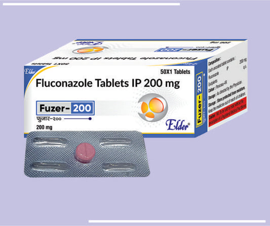 FUZER 200 TABS (50X1) Fluconazole 200mg by Elder