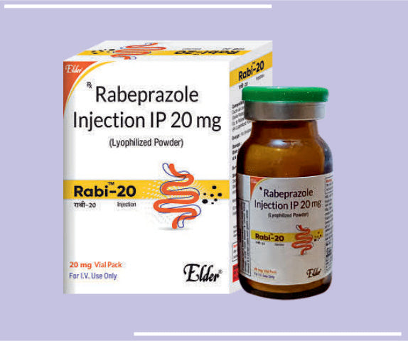 RABI 20MG INJ (VIAL) Rabeprazole Sodium 20mg by Elder