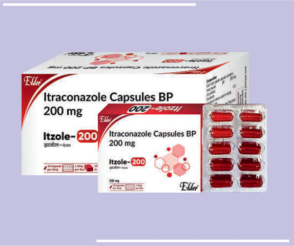 ITZOLE 200 CAPS (BLISTER) (10X1X10) Itraconazole 200mg by Elder