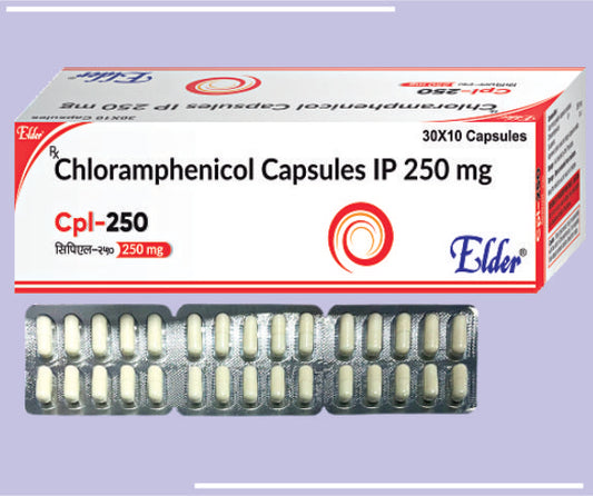 CPL 250MG CAPS (30X10) Chloramphenicol 250mg by Elder