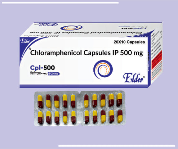 CPL 500MG CAPS (20X10) Chloramphenicol 500mg by Elder