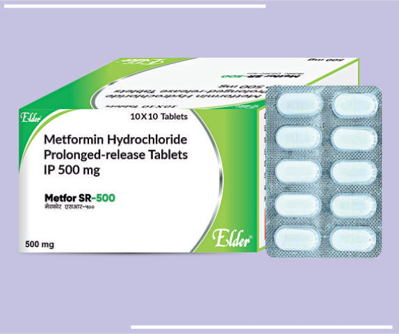 METFOR 500 SR TABS (10X10) Metformin 500 SR by Elder