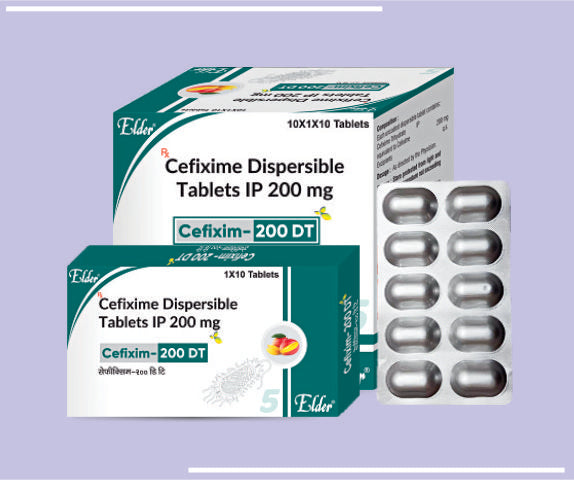 CEFIXIM 200MG TABS (10X1X10) Cefixime 200 mg by Elder