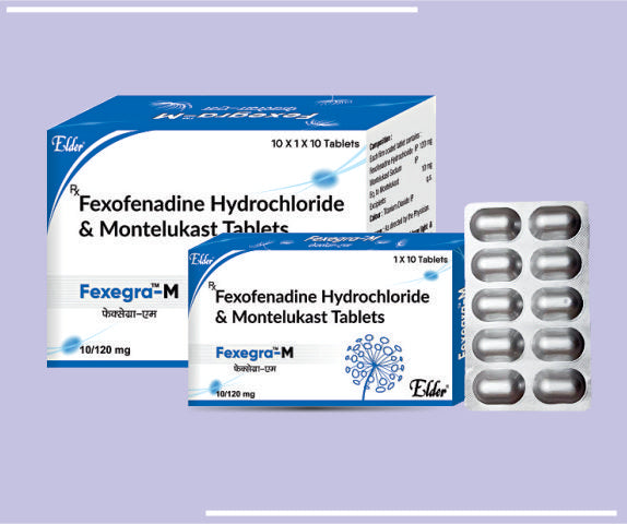 FEXEGRA M TABS (10X1X10) Montelukast 10mg, Fexofenadine 120mg by Elder