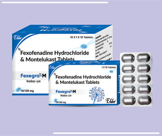 FEXEGRA M TABS (10X1X10) Montelukast 10mg, Fexofenadine 120mg by Elder
