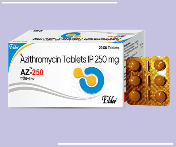AZ 250MG TABS (20X1X6) Azithromycin 250 mg by Elder