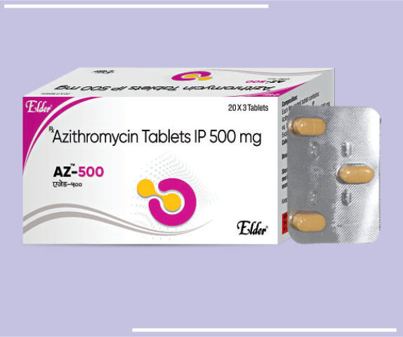 AZ 500 MG TABS (20X1X3) Azithromycin 500 mg by Elder