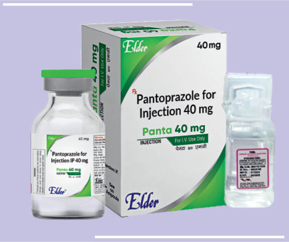 PANTA IV (VIAL) Pantaprazole Sodium 40mg Inj by Elder