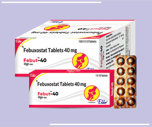 FEBUT 40 TABS (10X1X10) Febuxostat 40 MG
 by Elder