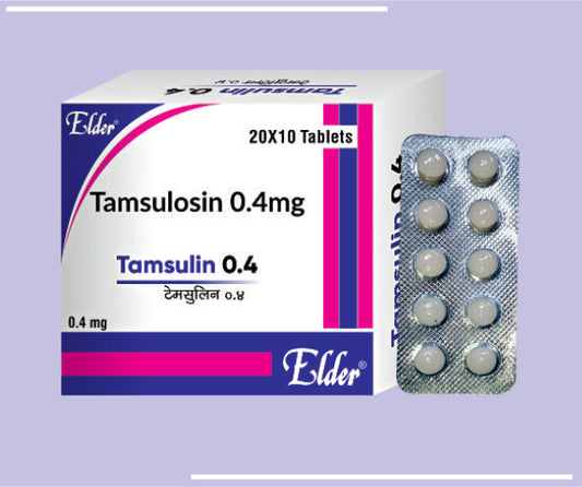 TAMSULIN 0.4 MG TABS (20X10) Tamsulosin 0.4 MG 
 by Elder