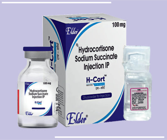 H-CORT INJ (VIAL) Hydrocortisone Sodium Succinate 100mg
 by Elder