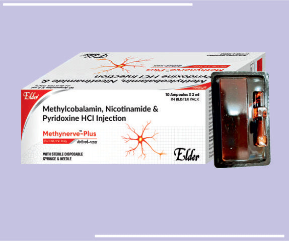 METHYNERVE PLUS  INJ (DISPO) 2ML (10X2ML) Glimepride 3mg,Metformin 500mg SR, Voglibose 0.2mg by Elder