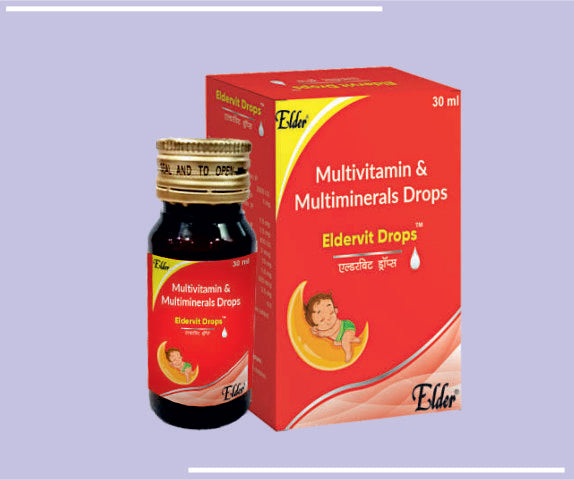 ELDERVIT DROPS (25X15ML) Multivitamin Drops. by Elder