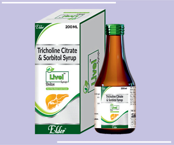LIVEL 200ML (200ML) Tricholine Citrate 0.55 gm, Sorbitol (70%) q.s by Elder