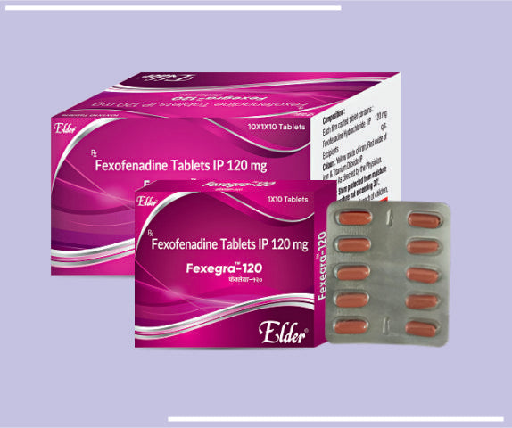 FEXEGRA 120 TABS (10X1X10) Fexofenadine 120 MG 
 by Elder