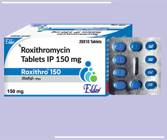 ROXITHRO 150  TABS (20X10) Roxythromycin 150mg by Elder