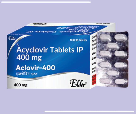 ACYCLOVAX  400 TABS (20X5) Acyclovir 400 MG 
 by Elder