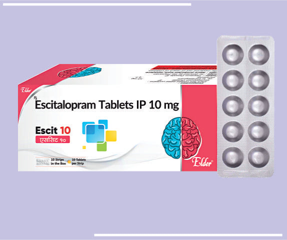 ESCIT 10 TABS (10X10) Escitalopram 10 MG
 by Elder