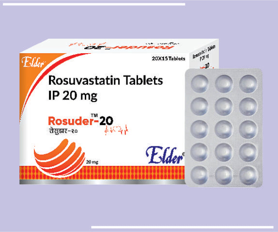 ROSUDER 20 TABS (20X15) Rosuvatatin 20mg by Elder