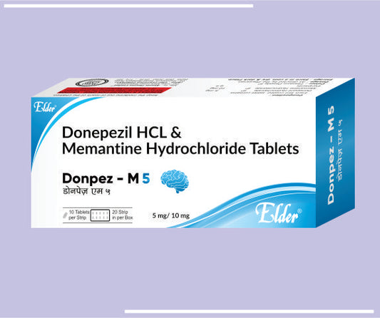 DONPEZ  5 TABS (10'S) Donepezil Hydrochloride IP 5 MG by Elder