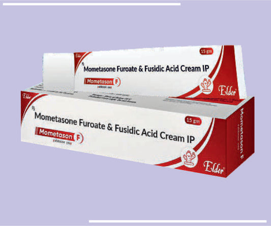 MOMETASON F  CREAM (15GM) Mometasone 0.1%+Fusidic Acid 0.2% by Elder