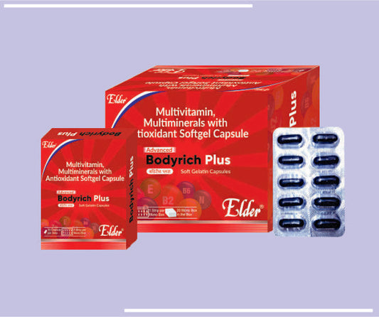 BODYRICH PLUS SOFTGELS (20X1X10) Multivitamin, Minerals & Antooxidant Softgels by Elder