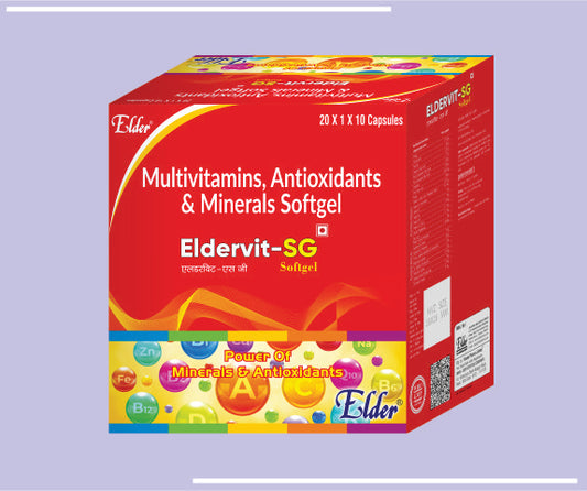 ELDERVIT SOFTGELS (20X1X10) Multivitamin, Minerals & Antooxidant Softgels by Elder