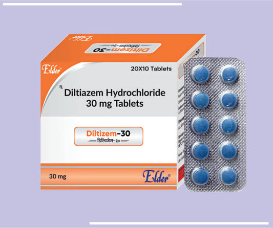DILTIAZEM 30 TABS (20X10) Diltiazem 30 MG
 by Elder