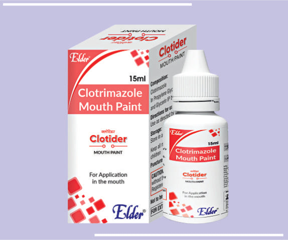CLOTIDER MOUTH PAINT (10X15ML) Clotrimazole 1% w/w by Elder