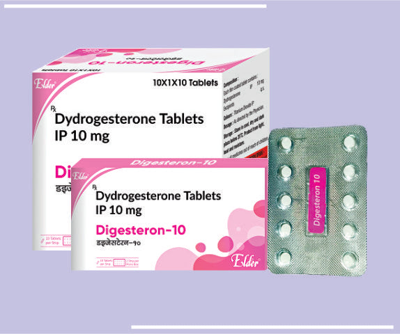 DIGESTERON 10 TABS (10X10) Dydrogesterone 10mg by Elder