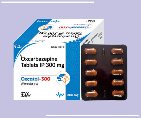 OXCATOL 300 TABS (10X10) Oxcarbazepine 300mg
 by Elder