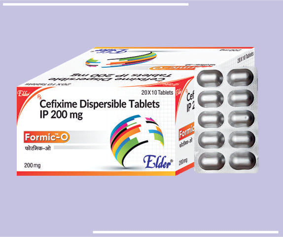 FORMIC O 200 TABS (20X10) Cefixime 200 mg by Elder