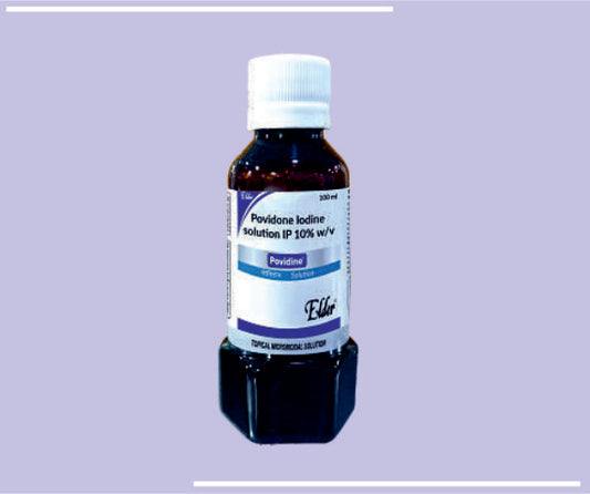 POVIDINE SOLUTION 10 % -100ML (100ML) Povidone Iodine Solution 10% w/w by Elder