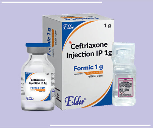 FORMIC 1GM (VIAL) Ceftriaxone 1gm by Elder