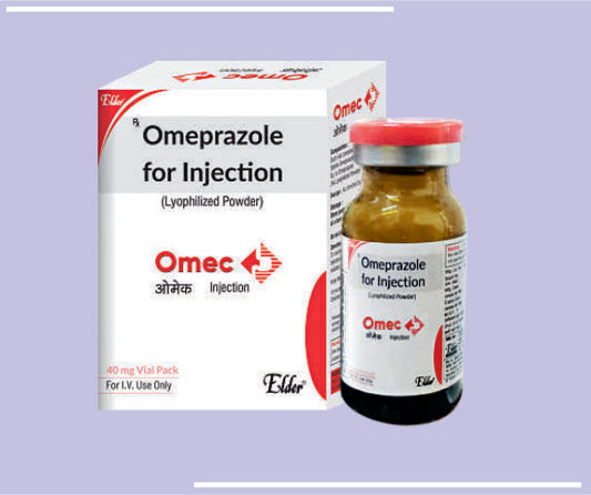 OMEC 40 INJ (VIAL) Omeprazole 40 Mg by Elder