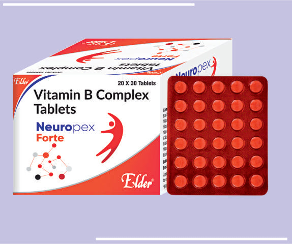 NEUROPEX  FORTE TABS (20X30) Vitamin B Complex with B12 by Elder
