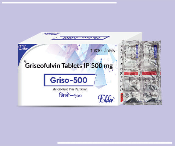 GRISO 500 TABS (10X10) Griseofulvin 500mg by Elder