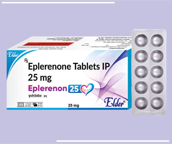 EPLERENON  25 TABS (10X10) Eplerenone 25mg Tablets by Elder