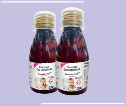 PARADER 125 SUSPN (60ML) Paracetamol 125 mg by Elder
