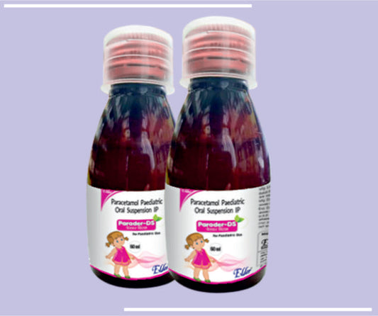 PARADER DS SUSPN (250MG) (60ML) Paracetamol 250 mg by Elder