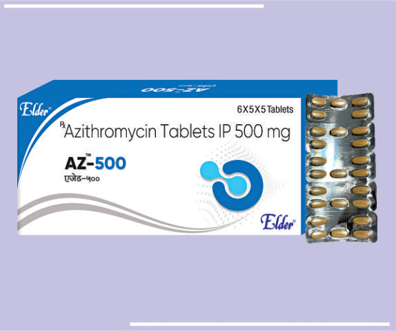 AZ 500 TABS (6X5X5) Azithromycin 500 mg by Elder