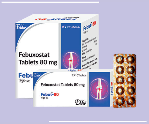 FEBUT 80 TABS (10X1X10) Febuxostat 80 MG
 by Elder