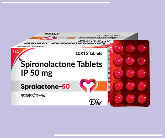 SPRALACTONE 50 TABS (10X15) Spironolactone Tab IP 50mg by Elder