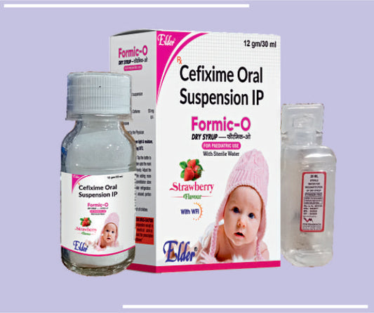 FORMIC O 50 D/S +WFI (10X30ML) Cefixime 50mg + WFI
 by Elder